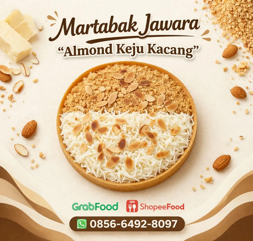 Martabak Almond Keju Kacang